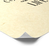 "Covenant of Liebe" LebensläufePartner-Hochzeitser Poster (Ecke)