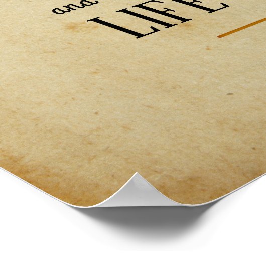 "Covenant of Liebe" LifePartners WeddingCertificat Poster (Ecke)