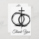 Covenant T-Shirt - Rings, Cross, Forever danke (Vorne/Hinten)