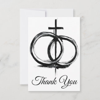Covenant Tee – Ringe, Kreuz, Für immer Dankeschön Dankeskarte