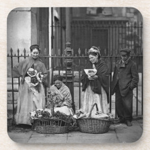 Covent Garten-Blumen-Frauen, 'vom Straßen-Leben i Getränkeuntersetzer