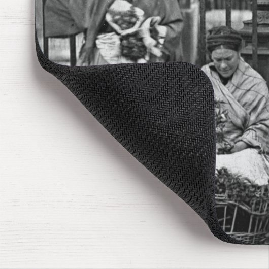 Covent Garten-Blumen-Frauen, 'vom Straßen-Leben in Mousepad (Ecke)