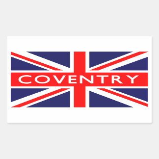 Coventry: Britische Flagge Rechteckiger Aufkleber