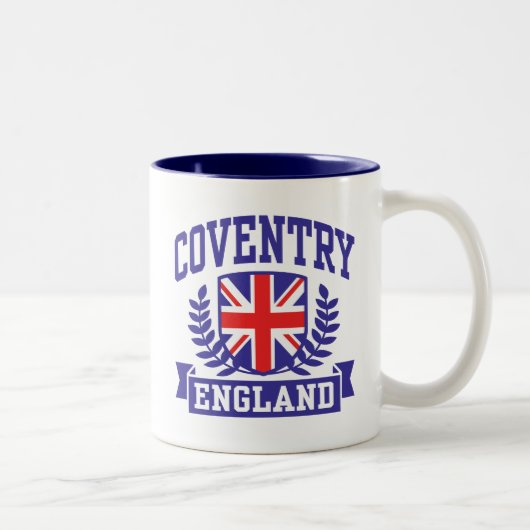 Coventry England Zweifarbige Tasse (Rechts)