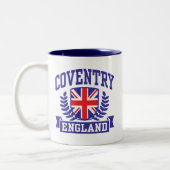 Coventry England Zweifarbige Tasse (Links)
