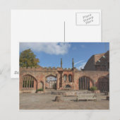 Coventry Kathedrale Postkarte (Vorne/Hinten)