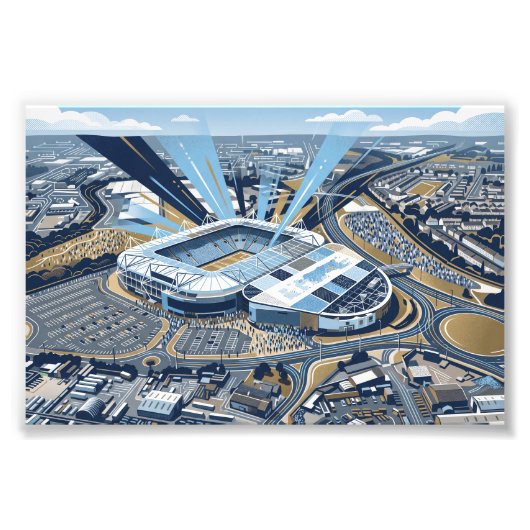 Coventry-Stadion Fotodruck (Vorne)