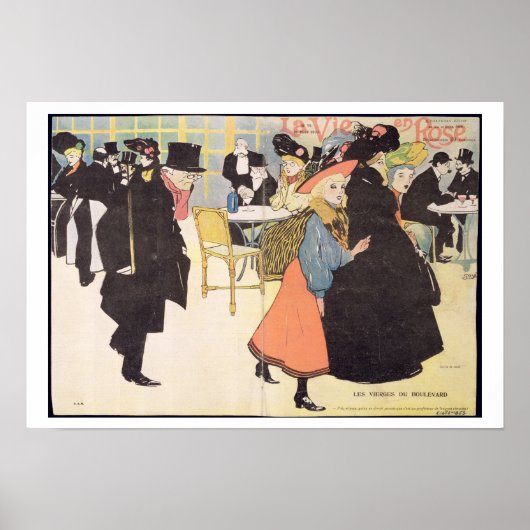 Cover-Abbildung für "La Vie en Rose", 1903 (Spalte Poster (Vorne)