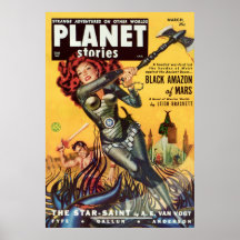 Cover Art Black Amazon of Mars 1951