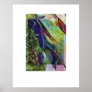 Cover Art - Neon Woman - Montreuil Poster