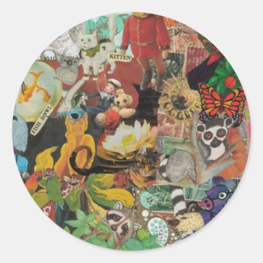 Cover Collage 1 Aufkleber (Vorderseite)