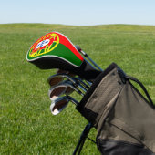 Cover der portugiesischen Flagge, weiß Golf Headcover (In SItu)
