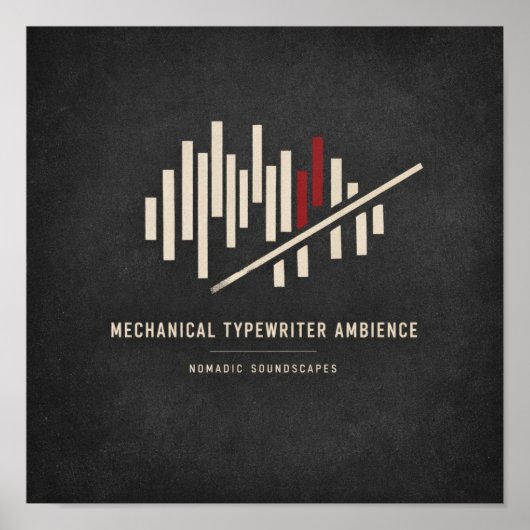 Cover des Albums Mechanical Typewriter Ambience Poster (Vorne)