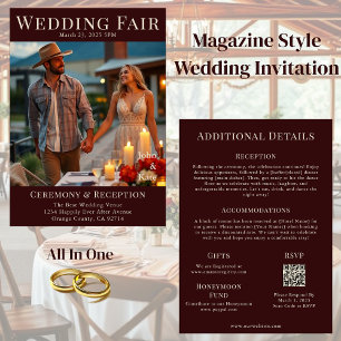 Cover des Country Wedding Magazine Einladung