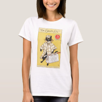 Cover für das Vintage Black Cat Magazine der Vikto T-Shirt