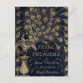 Cover für die antike Pfauenausgabe mit Pride und P Postkarte (Vorderseite)