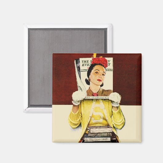 Cover Girl Magnet (Vorderseite/Rückseite)