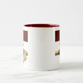 Cover Girl Zweifarbige Tasse (Mittel)