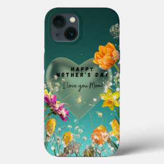 Cover iPhone 13 Muttertag iPhone 13 Abdeckung.