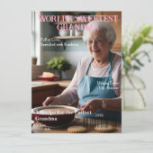 Cover-Karte des süßesten Großmagazins der Welt (Stehend Vorderseite)