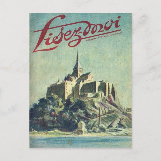 Cover, Lisez-Moi, Berg St. Michel Postkarte (Vorderseite)