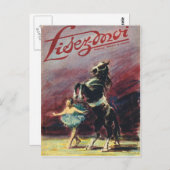 Cover, Lisez-Moi, Circus Performance Postkarte (Vorne/Hinten)