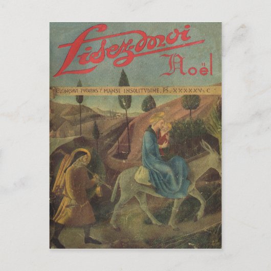 Cover, Lisez-Moi, Straße nach Bethlehem Postkarte (Vorderseite)