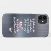 Cover mit seinen Feathers Psalms KJV Bible Verse (Rückseite (Horizontal))