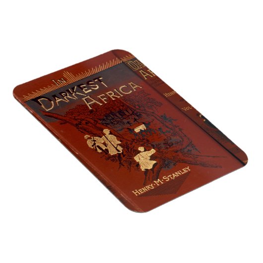 Cover of 'In darkest Africa: or the Quest, Rescue, Magnet (Rechte Seite)