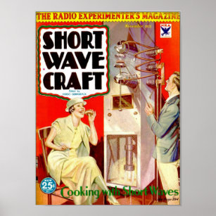 Cover of the Radio Experimenters Magazine 1933 Poster