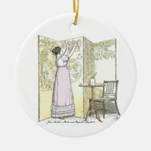 Cover Screens Jane Austen Pride und Prejudice Keramik Ornament