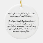 Cover Screens Jane Austen Pride und Prejudice Keramik Ornament (Hinten)