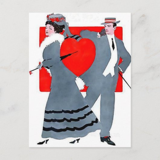 Cover von C Coles Phillips Valentine Edition Postkarte (Vorderseite)