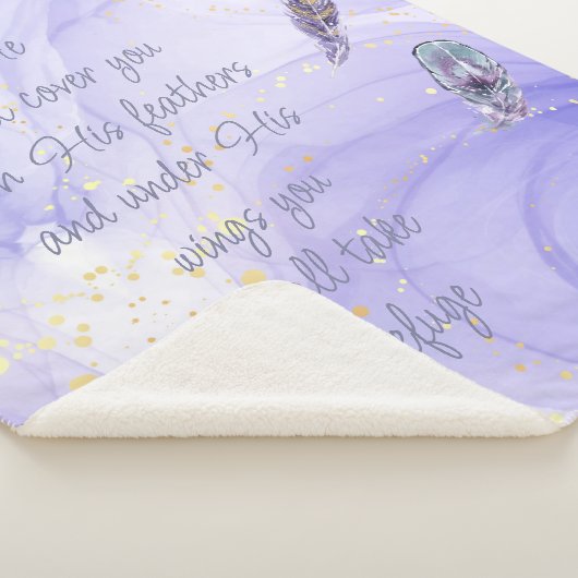 Cover You With His Feathers Bible Quote Ps 91:4 Sh Sherpadecke (3/4)