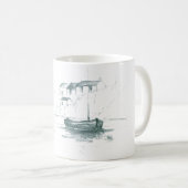 Coverack, Cornwall-Tasse Kaffeetasse (VorderseiteRechts)