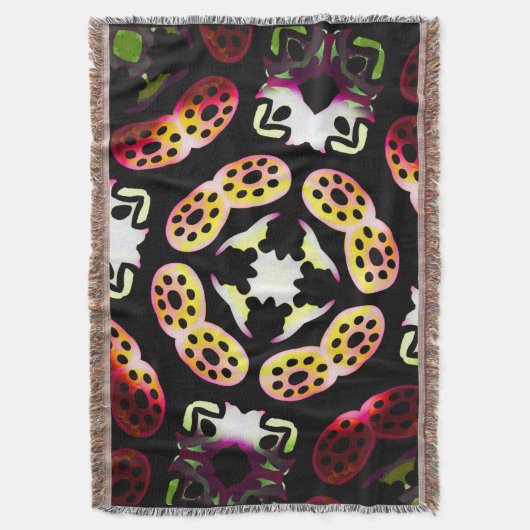 Coverage Jimette Design a Fransen Orange Decke (Vorderseite Vertikal)