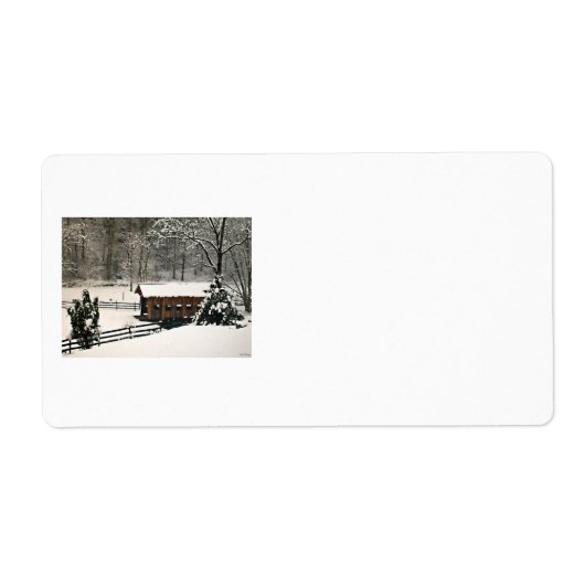 Covered Bridge Address Labels (Vorne)