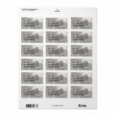 Covered Bridge Adressaufkleber (Vorne)