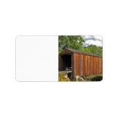 Covered Bridge Adressaufkleber (Vorne)