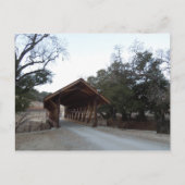 Covered Bridge at Halter Ranch, Paso Robles Postkarte (Vorderseite)