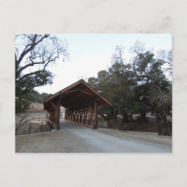 Covered Bridge at Halter Ranch, Paso Robles Postkarte