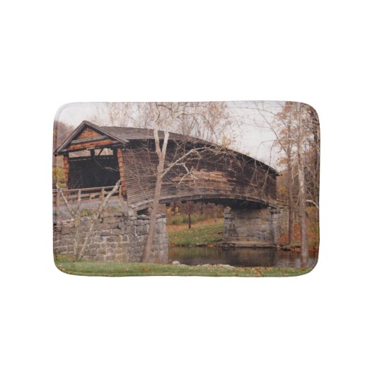Covered Bridge Badematte (Vorderseite)
