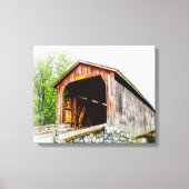Covered Bridge — Canvas Print Leinwanddruck (Vorderseite)