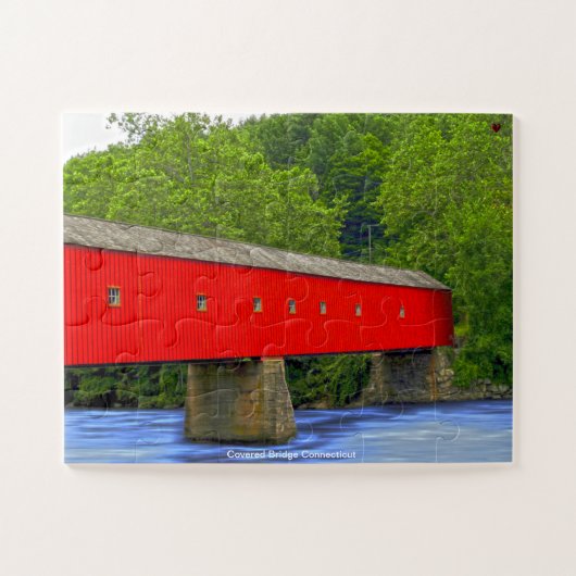 Covered Bridge Connecticut Puzzle (Horizontal)