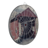 Covered Bridge Dartscheibe (Vorderseite Links)