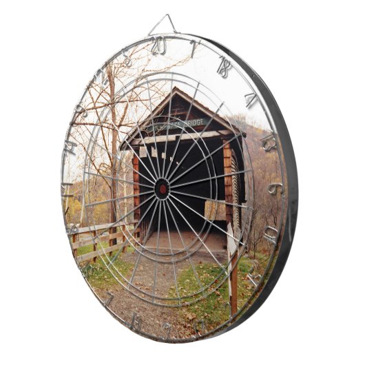 Covered Bridge Dartscheibe (Vorderseite rechts)