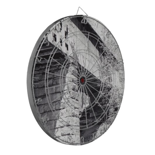 Covered Bridge Dartscheibe (Vorderseite Links)