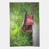 Covered Bridge Dish Handtuch (Vertikal)