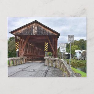 Covered Bridge, Downsville, New York Postkarte