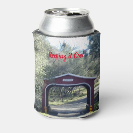 Covered Bridge Drink Holder Keepes Beverage Cold Dosenkühler (Kanne Rückseite)